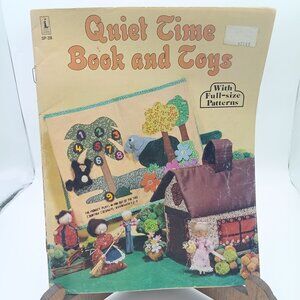 Vintage Sewing Patterns, Quiet Time Book and Toys SP-28, Craft Course 1981